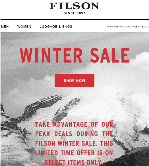 Filson Sale