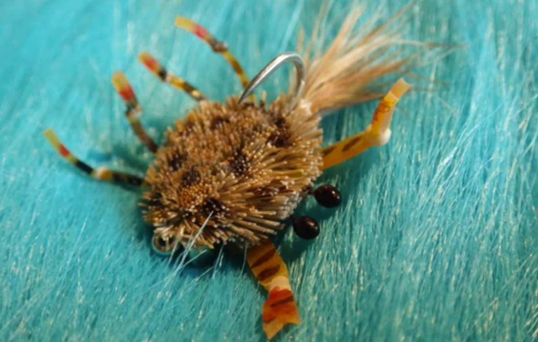 Collection De 19 Mouches De Pêche Vintage Crabes Et Mouches - Avec Boîte Flambeau - Occasion