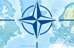 NATO-logo-and-map-of-the-Atlantic